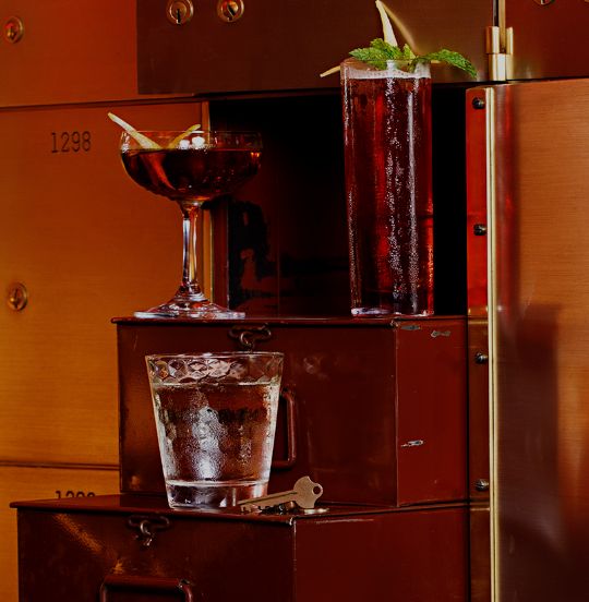 imagem de bebidas no Bar do Cofre