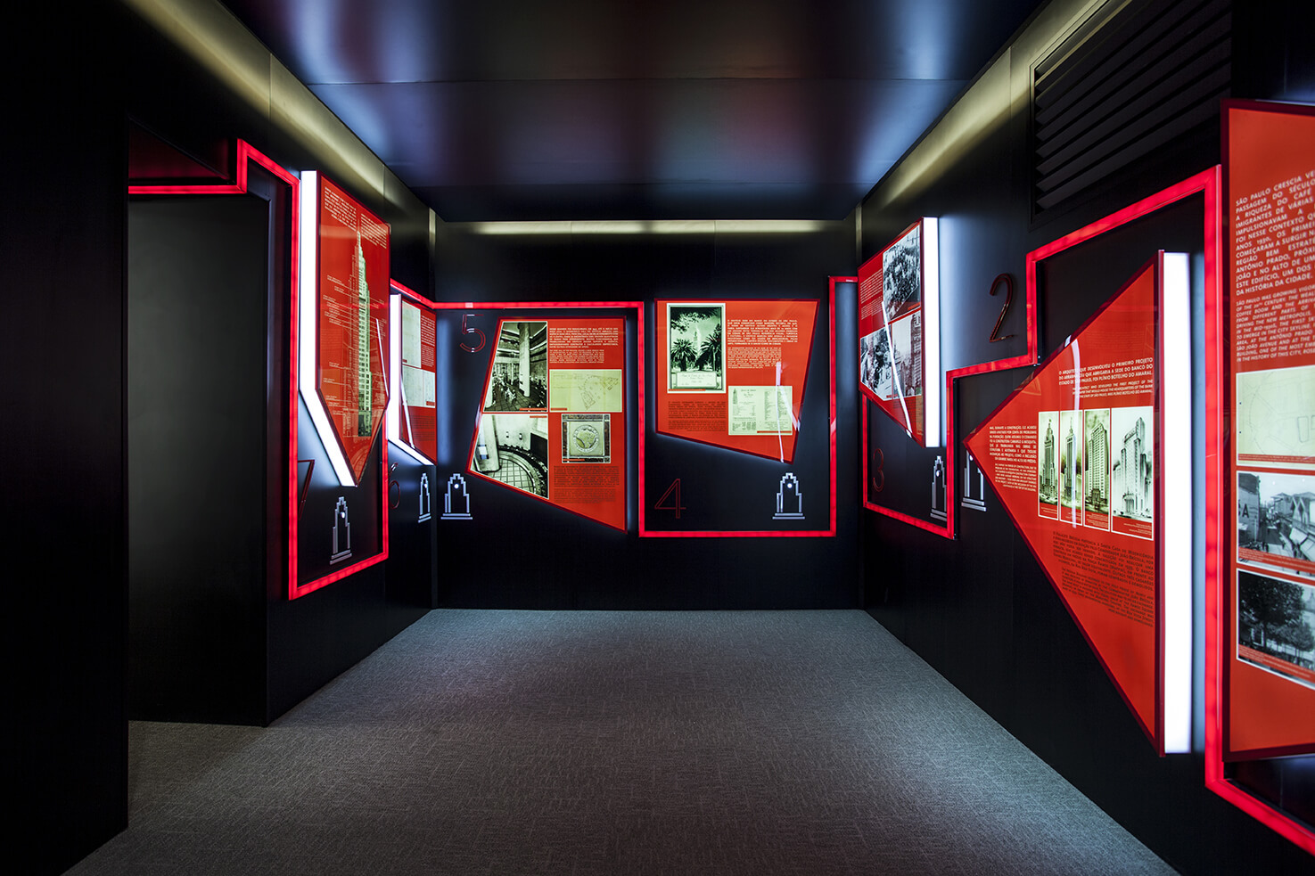 imagem da exposição de história em Espaço Memória