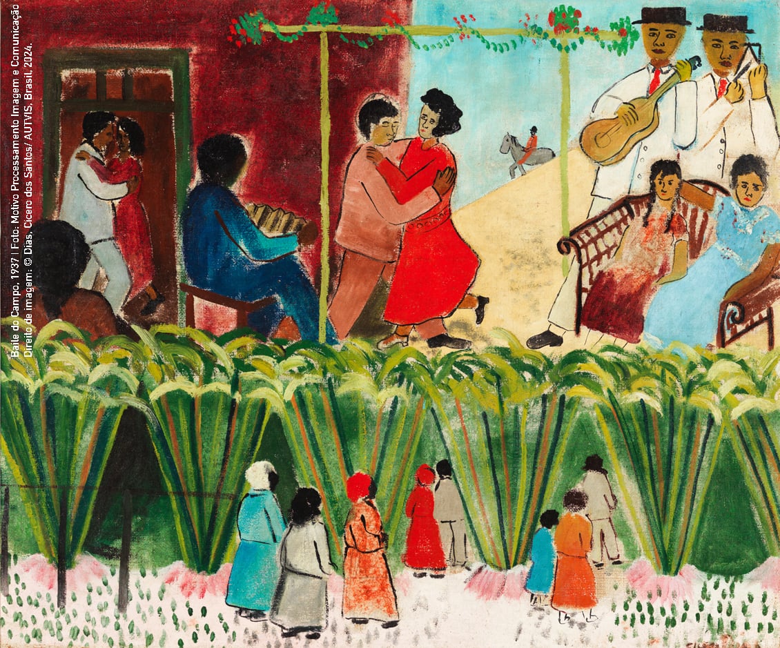 Baile no Campo, 1937 – oleo sobre tela – 54,4 x 64,2 cm